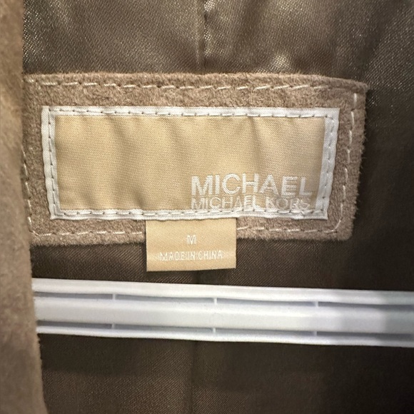 Michael Kors Beige Suede Moto Jacket Women's
Size Medium Biker Jacket - Picture 4 of 8